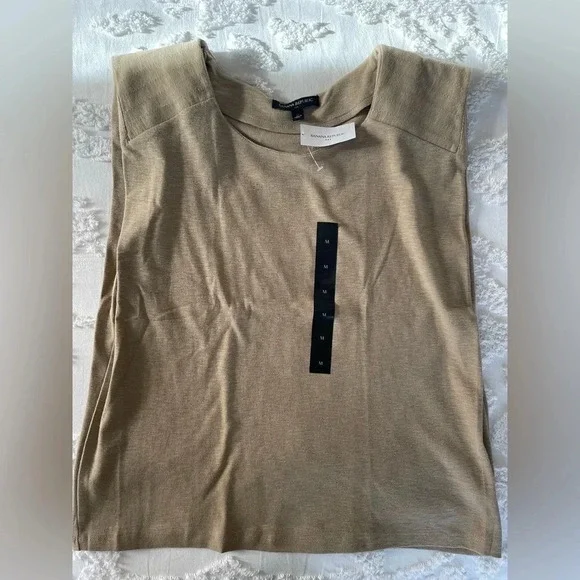 Banana Republic Slub Trapunto T-Shirt - Picture 2 of 11